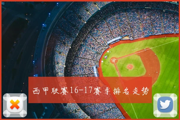 西甲联赛16-17赛季排名走势